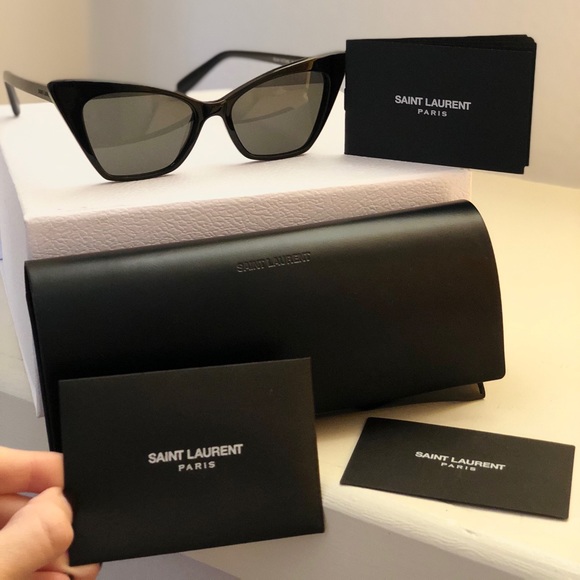 YSL, Saint Laurent SL244 001 Black Sunglasses - Picture 3 of 7